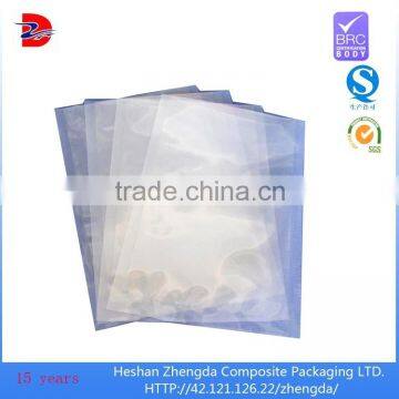 transparent retort food vacuum pouch plastic bag for food