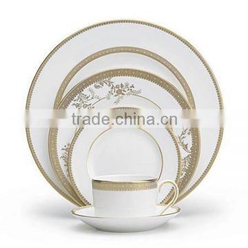 Decal bone china ceramic dinnerware