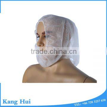 Surgical disposable round nonwoven surgeon cap with elastic