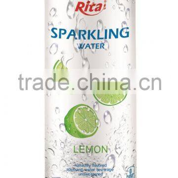 250ml Slim Can Lemon Flavored Sparkling Water