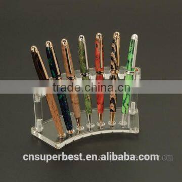 Special design desk top acrylic pen holder for office use