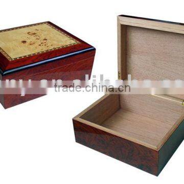 Hot Sales Burl Wood Cigar Humidor