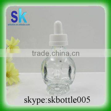 High Qaulity e Cigarette Liquid Bottle 30ml Skull Dropper Bottle photo-4