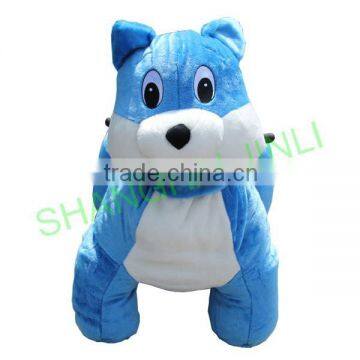 JL-B14 Ride on Blue Cat Start With Key Button or Coins,walking Animal,ride on Car photo-5