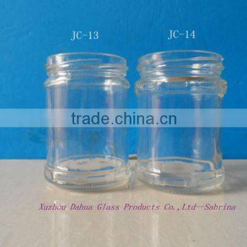 200ml glass food storage jar with lid tin lid closure