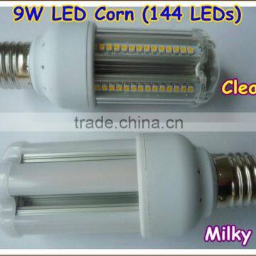 led light bulb corn 360degree (144smd 3528) Clear/Milky Cover