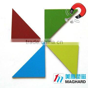 educational Magnetic DIY triangle jigsaw puzzle Toy