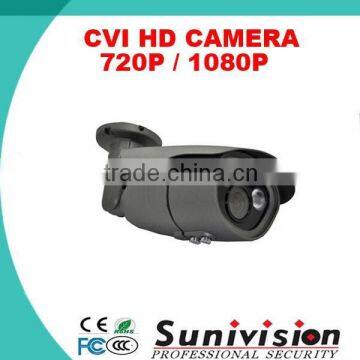 CCTV CAMERA CVI HD 720P / 1080P 2pcs*array LEDs ,50m Night vision Day/Night Waterproof IR Bullet Camera ip66