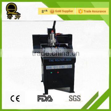 QL-3030 High precision table moving metal engraving 3030 mini cnc router