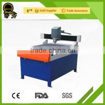 CE approved Jinan small metal cnc engraving router QL-6060 all cast metal/milling machine with cnc