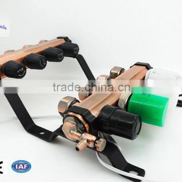 Underfloor heating manifold with PPR PB PERT and threaded connection