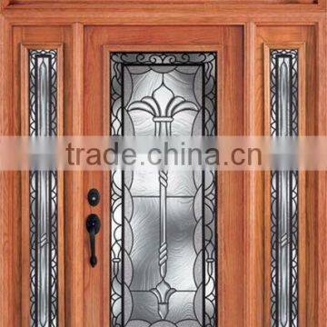 Full Lite Glass Exterior Wooden Doors Design 2013 New DJ-S9005MSTHS-25