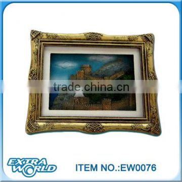 souvenir polyresin rampart photo frame