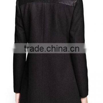 European and American Big New Women's Woolen Jacket and Long Sections Temperament Luxury Single-breasted Wool Coat photo-2