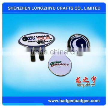 3D hot sell metal golf cap clip
