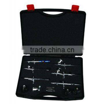Professional Airbrush Set with 6pcs Airbrush,3pcs Glass Jar,1pcs Metal Cup (PR-813)