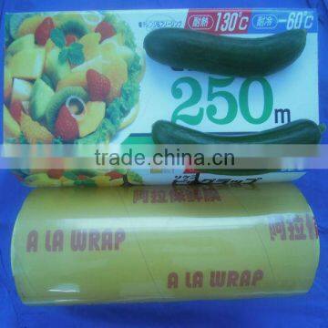 pvc hand wrap film with cutter