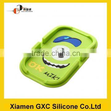 factory price cartoon design silicone multiple mobile phone holder/anti-slip mat