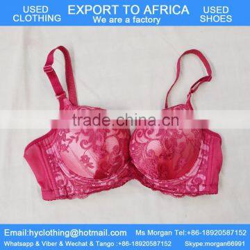 factory supply big stock clean and fashinonable ladies used bra for africa