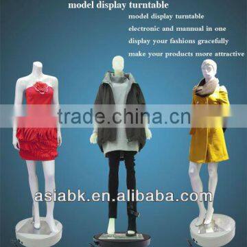 France fashion leather clothing mannequin revolving display equipmentfor photography props 3d scanning Christmas tree rotating d