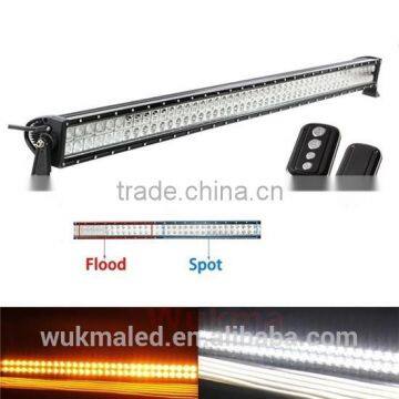 52" 300W Amber/White Stroboflash Remote LED Light Bar Offroad 4X4 UTE Jeep 36W/120W/180W/240W Led Bar