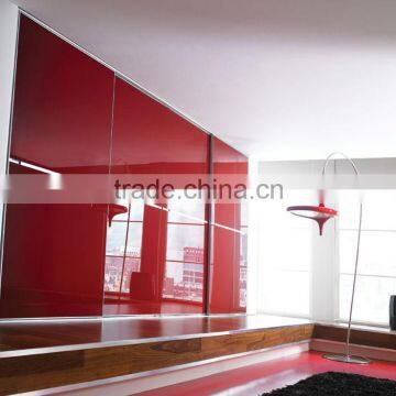 Decorative Glass Wardrobe Door with EN12150 and ANSI certificate