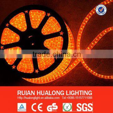 Holiday decoration light led rope light color orange