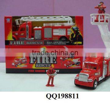 Plastic Friction Toy Fire Engine