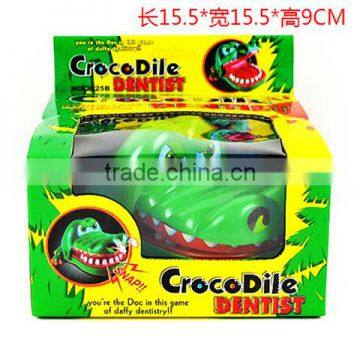 Hot sell Funning lucky Press Cayman,crocodile dentist,plastic alligator,crocodilian