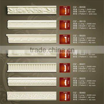 2014 China pu cornice moulding for home decoration