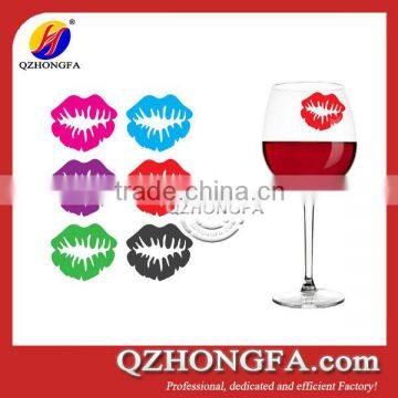 fashion lip silicone rubber wine glass suction                        
                                                Quality Choice