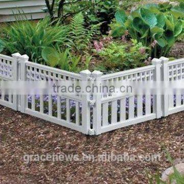 Suncast Grand View Fence flower bed fence