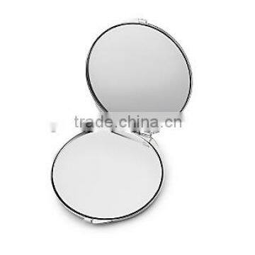 Compact Mirror in Stock,Promotional Mirror for Makeup,Round Metal Pocket Mirror photo-2
