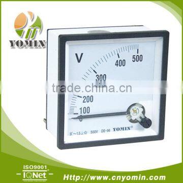 Manufacturer Analogue Panel Meter ,DC-V96 Direct Input DC Voltmeter 96*96