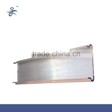 Galvanized swedged profile wiggle wire