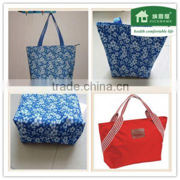 luggage bag oem wholesale button closure 190t shopping foldable bag