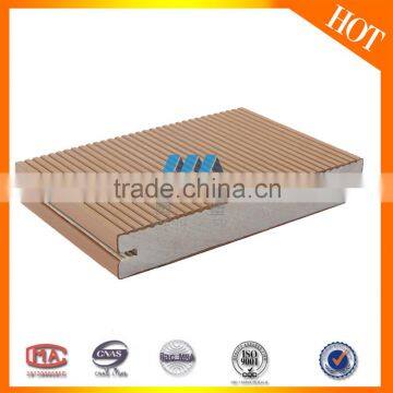 High quality wood plastic/ new design co-extrusion plastic composite deck