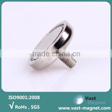 Grade n42 sintered ndfeb pot magnet