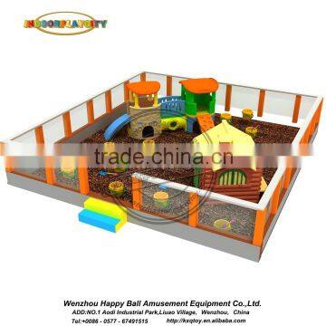 Toddler Area Kids Sand Pit Play Toy with Plastic Slides and Tiny House