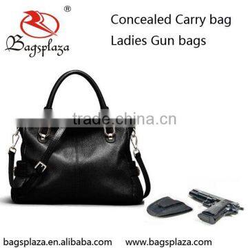 Online Shopping High Quality Black Ladies Gun Handbag For Promotion