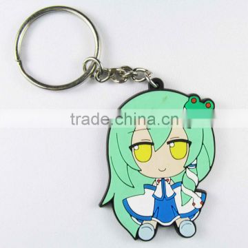 pvc soft rubber keychains