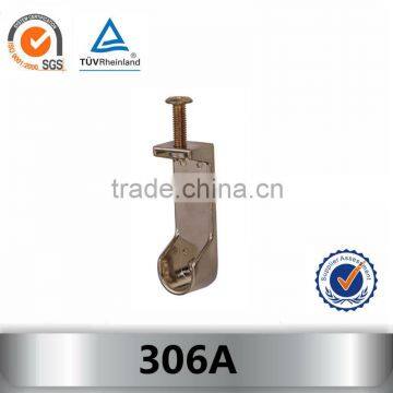 nickel-plated wardrobe hanging pipe support manufacturer 306A