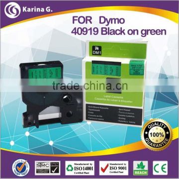 Hot Selling Products for Dymo label cartridge 40919, address label black on green