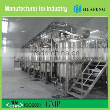 Huafeng_50-5000L Industrial Chemical Stainless Steel Liquid Mixing Tank, Liquid Detergent Machinery