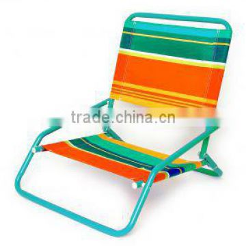 Folding short beach chair