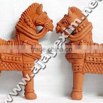 Terracotta Variety Size Clay Horse