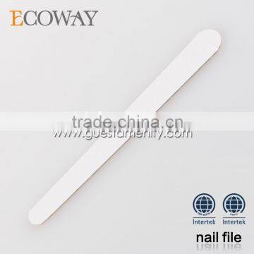 white & red cheap hotel nail files disposable personalized long nail file