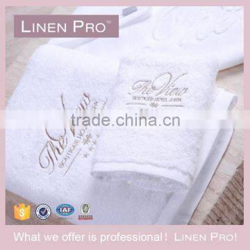 LinenPro Wholesale White Hotel Towel Set 100% Organic Cotton Terry Towel photo-5