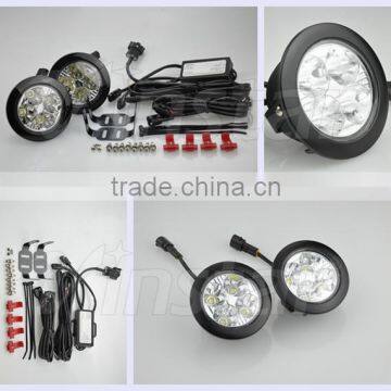 90MM LED Fog Light 90MM LED Drving Light Round DRL Light for Trucks with External Driver from Fctory with E4