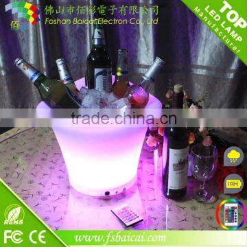 Magic light LED illuminated ice bucket / colorful LED ice bucket